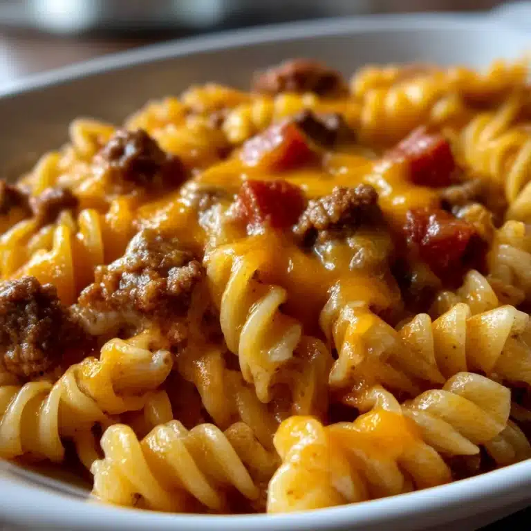 Cheesy Beef Taco Pasta Recipe