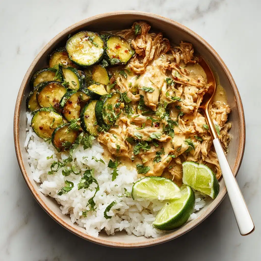 Lemongrass Chicken with Rice and Zucchini Recipe