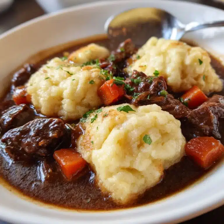 Beef Stew with Dumplings Recipe