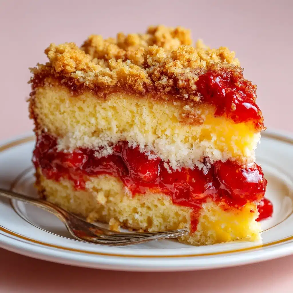 The Ultimate Strawberry Dump Cake: A Symphony in Baking Recipe - Recipe Image