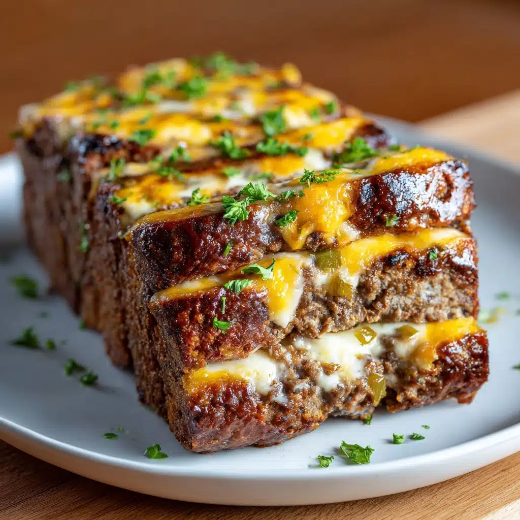 Philly Cheesesteak Meatloaf: A Fusion Feast for Comfort Food Lovers Recipe - Recipe Image