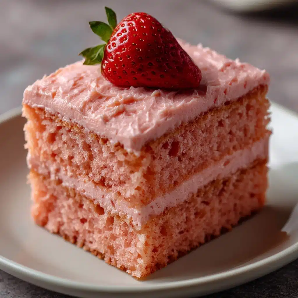 Best Ever Strawberry Cake Recipe - Recipe Image
