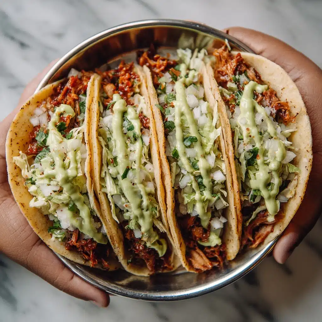 Instant Pot Hawaiian Chicken Tacos with Jalapeño Ranch Slaw Recipe