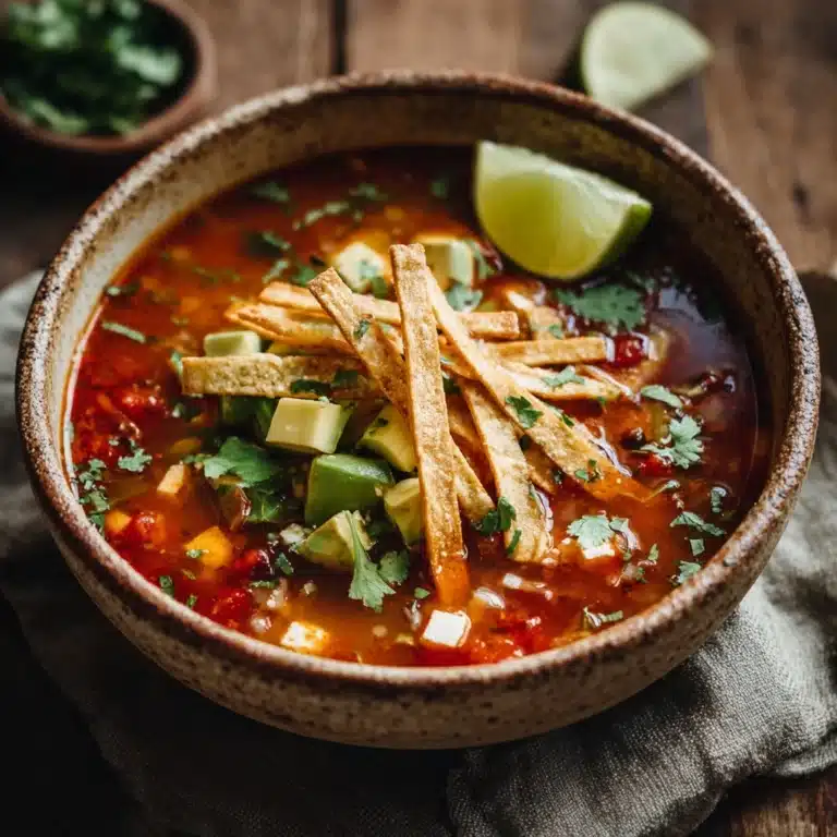 Instant Pot Sweet Potato Tortilla Soup Recipe