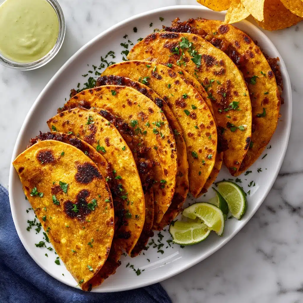 Crispy Black Bean Tacos with Cilantro Lime Sauce Recipe