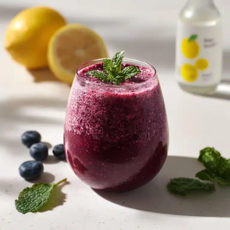 Frosted Blueberry Lemonade Recipe