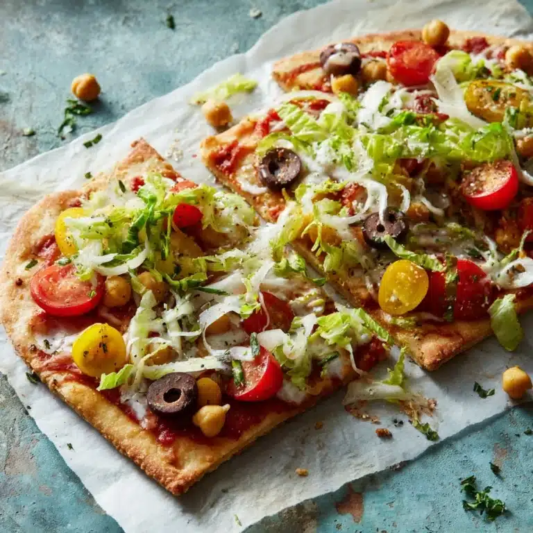 Chopped Salad Pizza Recipe
