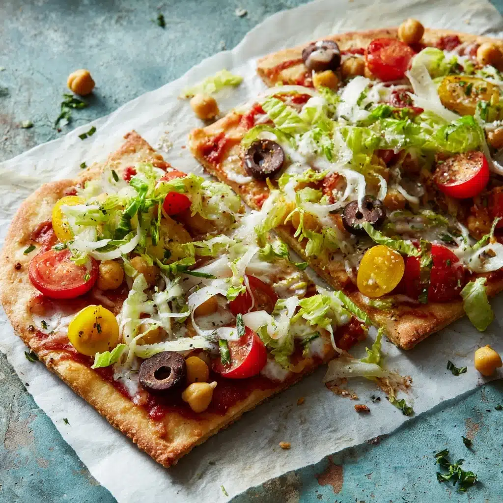 Chopped Salad Pizza Recipe