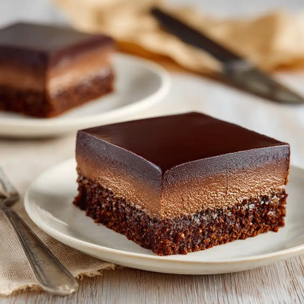 Fudgy Chocolate Cake Bars Recipe