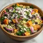 Couscous Salad with Lime Basil Vinaigrette Recipe