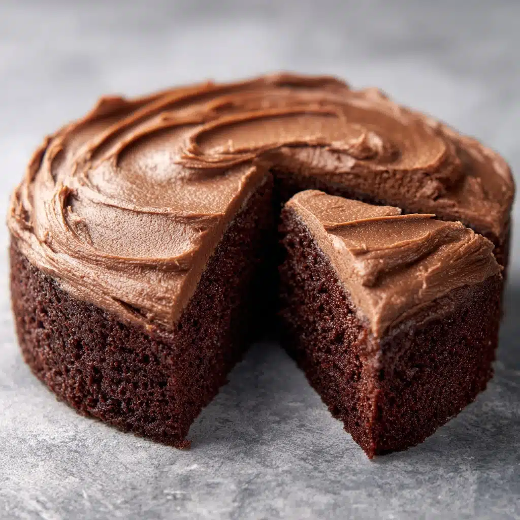 Double Chocolate Cake with Buttercream Frosting Recipe