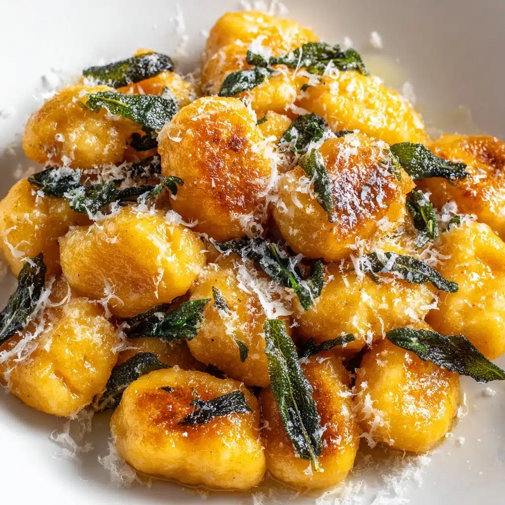 Pumpkin Gnocchi with Sage Butter Sauce Recipe