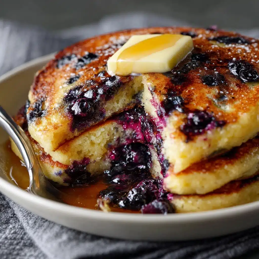 Fluffiest Blueberry Pancakes Recipe - Recipe Image