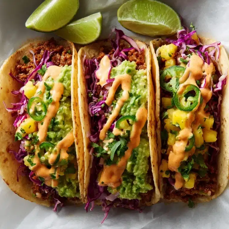 Walnut Chorizo Tacos with Pineapple Salsa Recipe