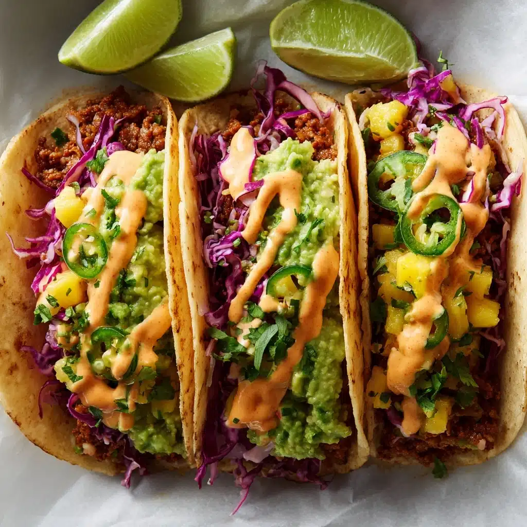 Walnut Chorizo Tacos with Pineapple Salsa Recipe