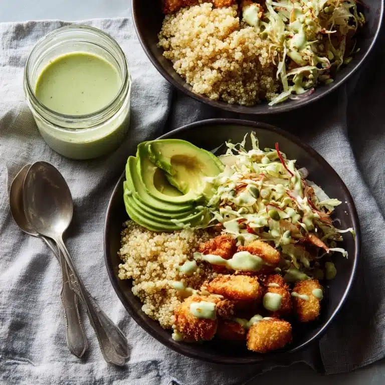 Spicy Fish Taco Bowls with Cilantro Lime Slaw Recipe