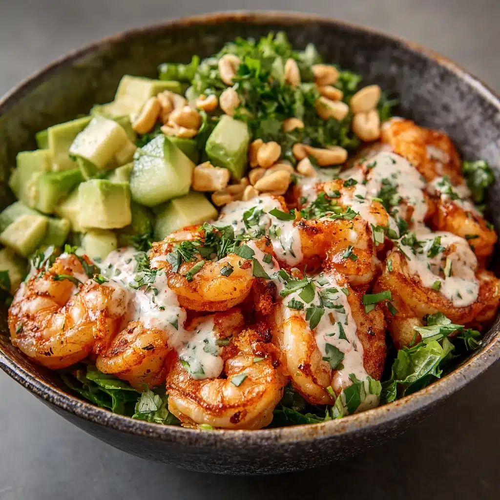 Shrimp and Avocado Salad with Miso Dressing Recipe - Recipe Image