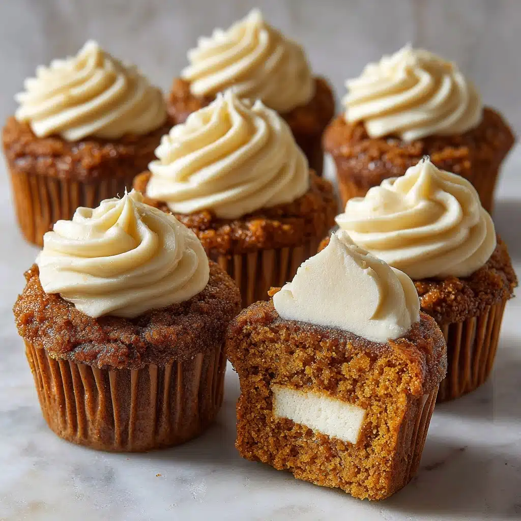 Pumpkin Muffins with Maple Cream Cheese Filling Recipe - Recipe Image