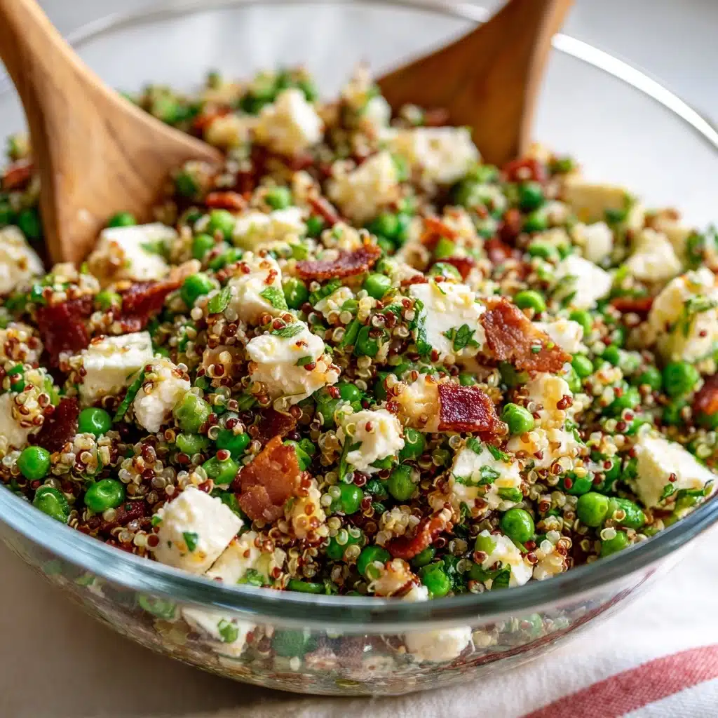Spring Quinoa Salad with Honey Lemon Vinaigrette Recipe