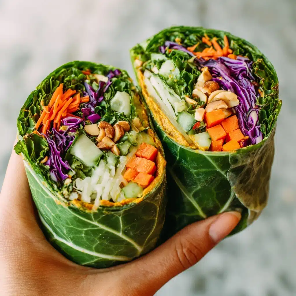 Detox Rainbow Roll-Ups with Peanut Sauce Recipe