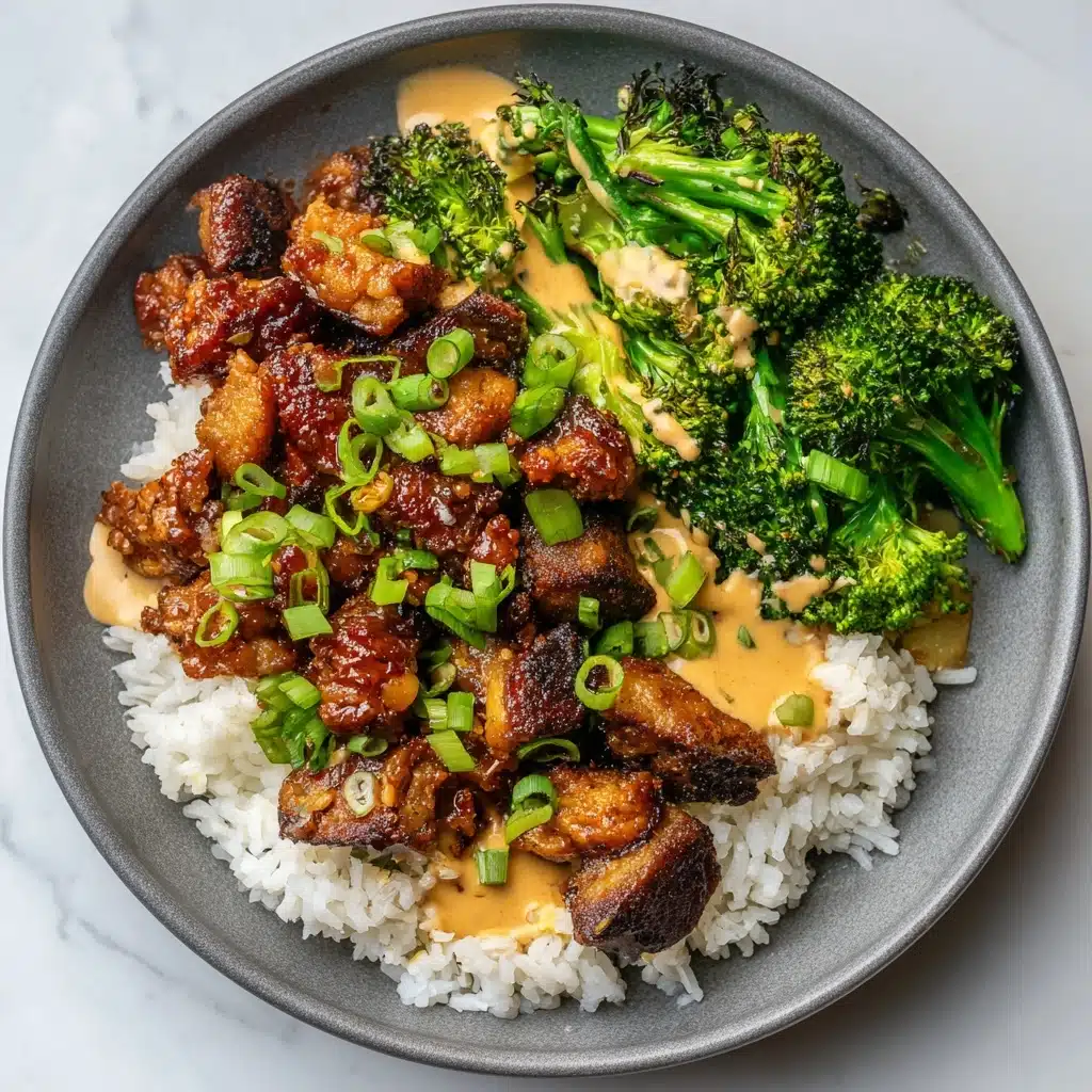Red Curry Chicken Stir Fry with Spicy Cashew Sauce Recipe - Recipe Image