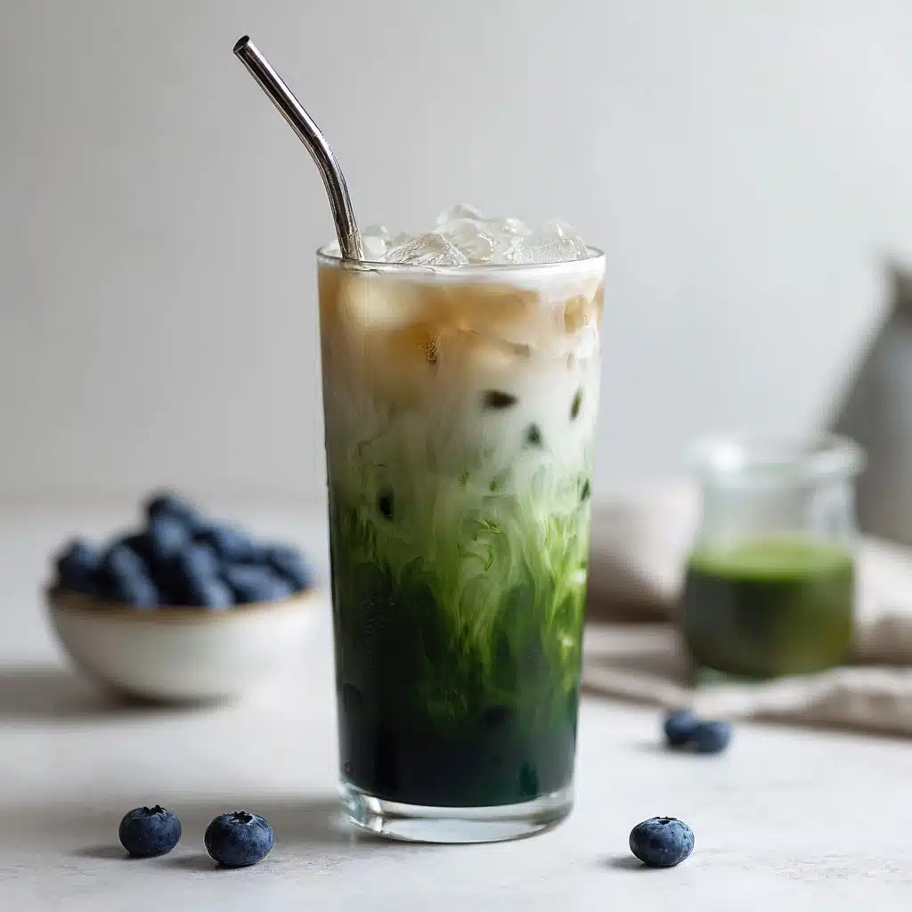 Blueberry Matcha Latte Recipe - Recipe Image