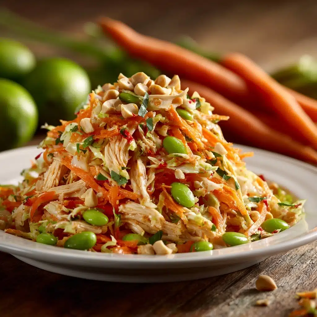 Asian Chicken Salad with Sesame Chili Vinaigrette Recipe