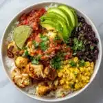Roasted Cauliflower Burrito Bowls Recipe
