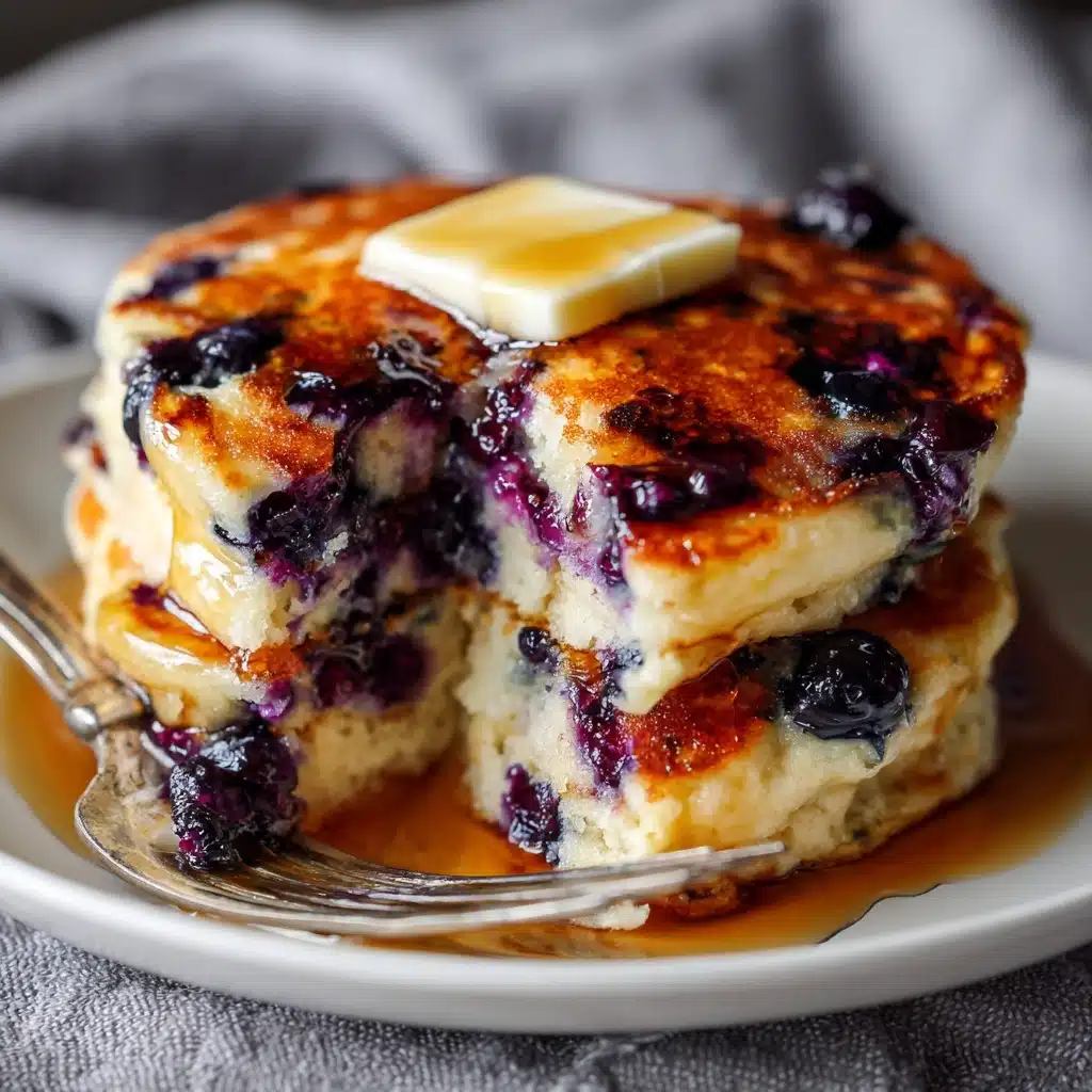 Fluffiest Blueberry Pancakes Recipe