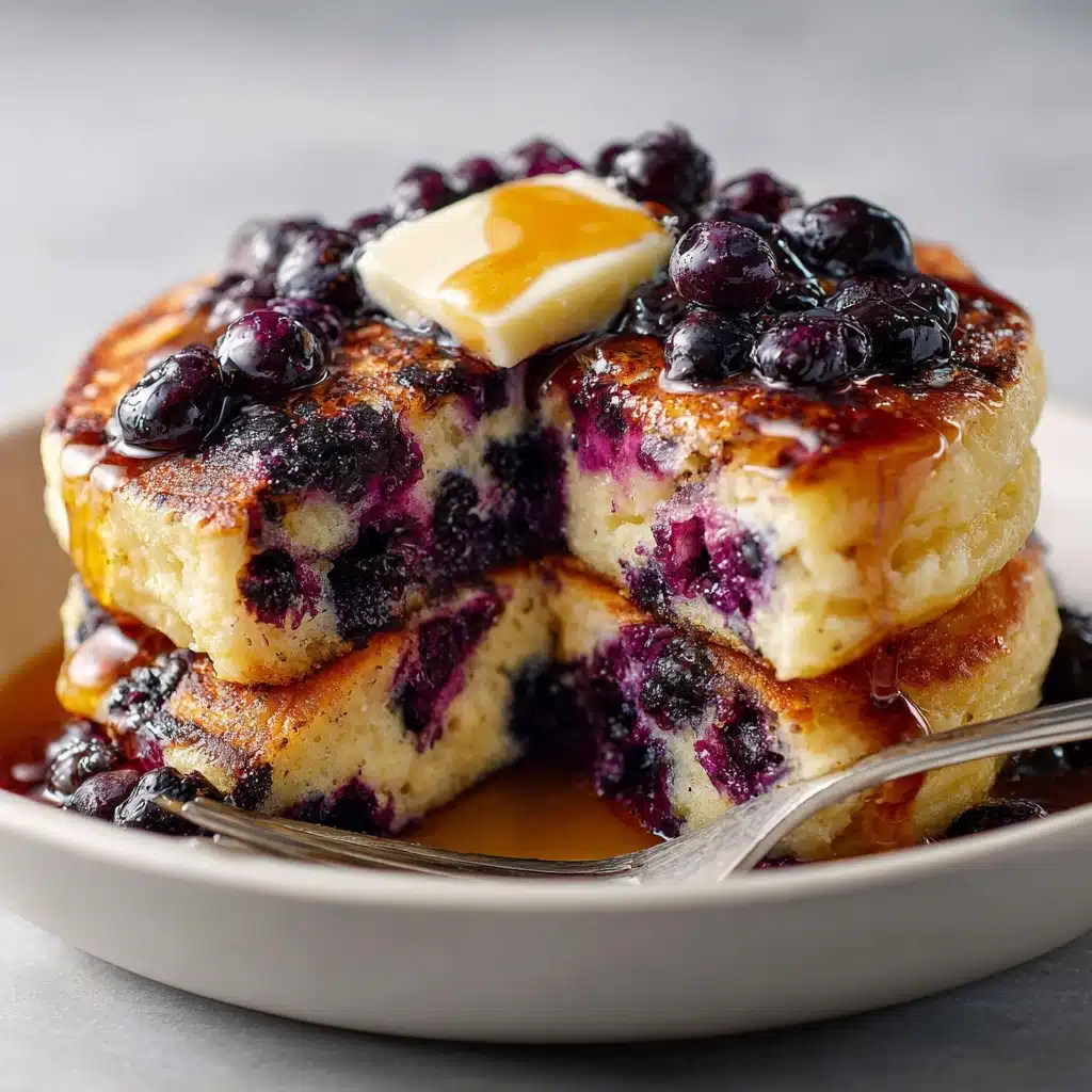 Fluffiest Blueberry Pancakes Recipe - Recipe Image