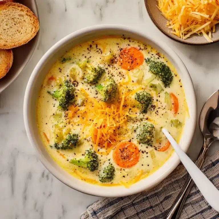 Basic + Awesome Broccoli Cheese Soup Recipe