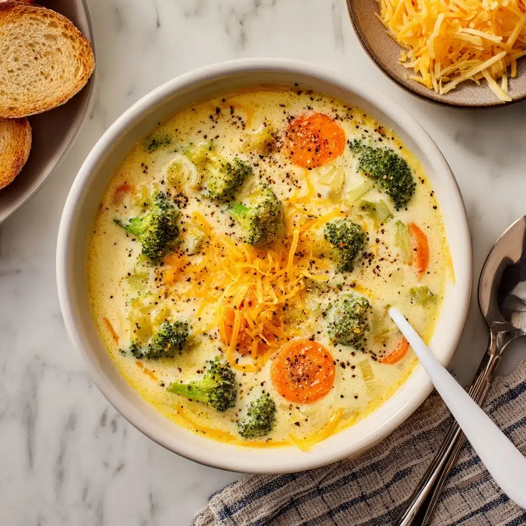 Basic + Awesome Broccoli Cheese Soup Recipe