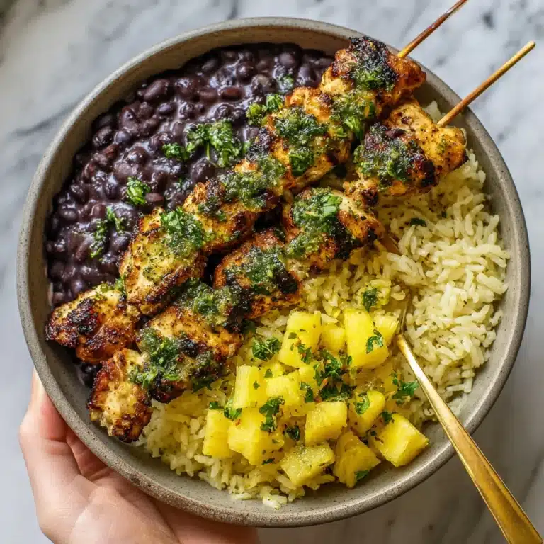 Cilantro Orange Chicken with Rice and Beans Recipe