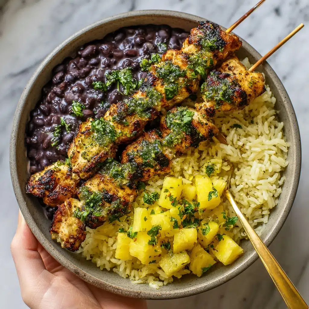 Cilantro Orange Chicken with Rice and Beans Recipe