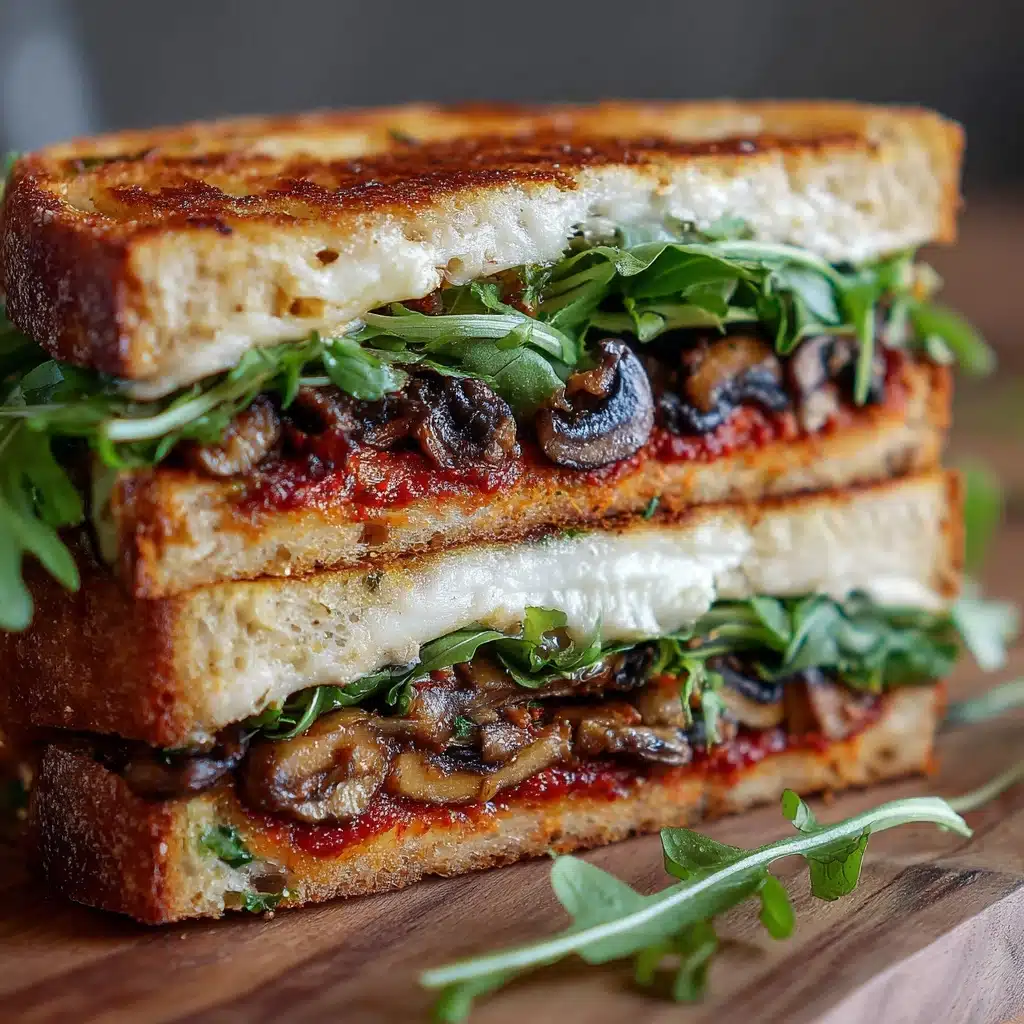 Roasted Mushroom Sandwich with Horseradish Aioli Recipe