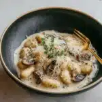 Gnocchi with Creamy Mushroom Sauce Recipe