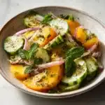 Gorgeous Peach Salad Recipe