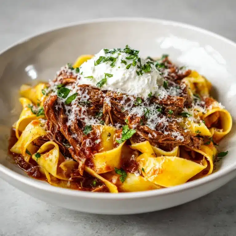 Slow Cooker Beef Ragu with Pappardelle Recipe