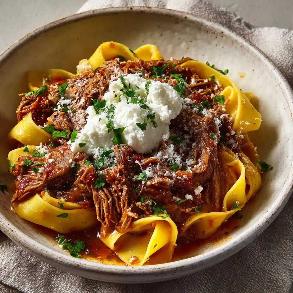 Slow Cooker Beef Ragu with Pappardelle Recipe - Recipe Image