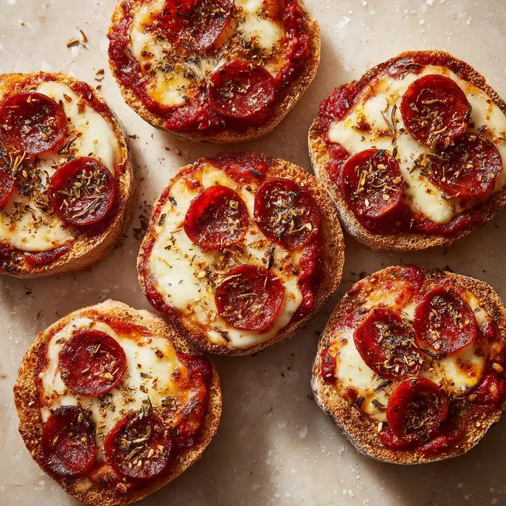 English Muffin Pizzas Recipe - Recipe Image