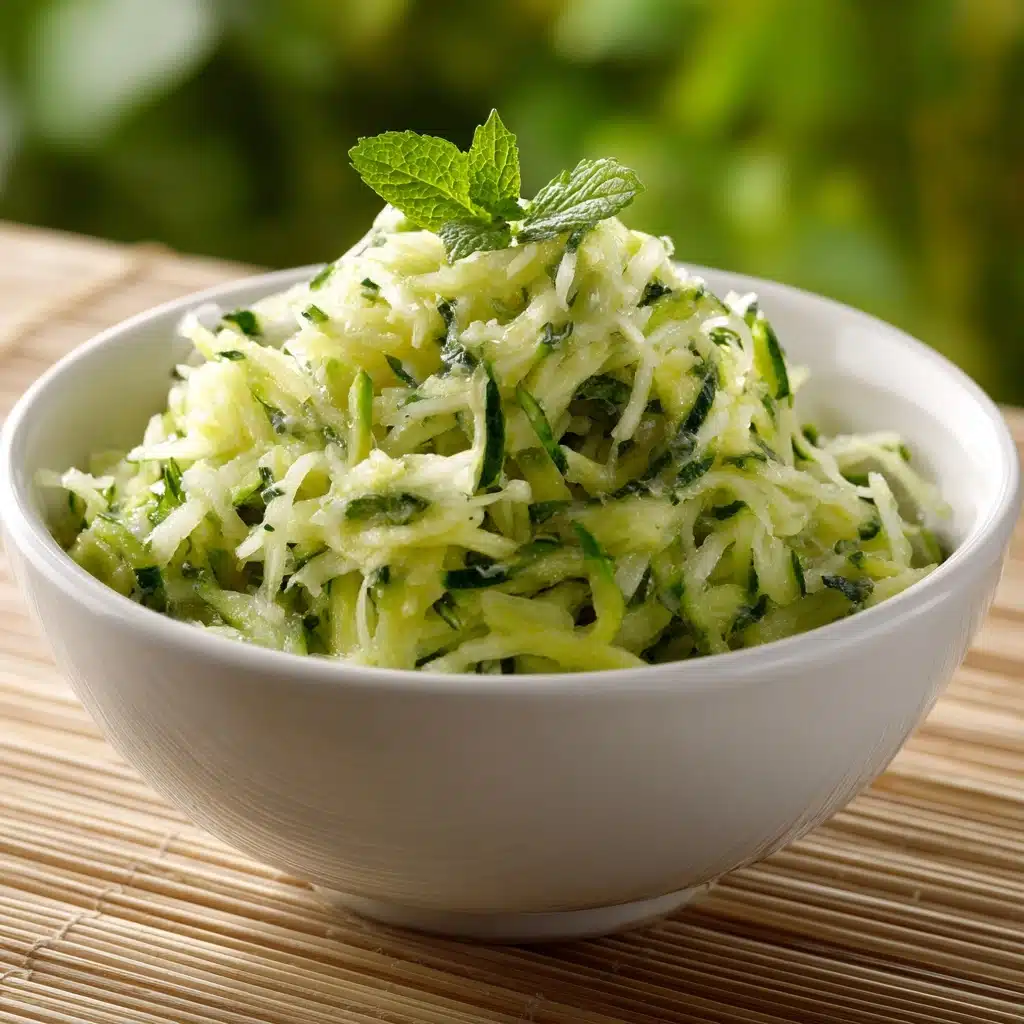 Creamed Zucchini with Garlic & Basil Recipe - Recipe Image