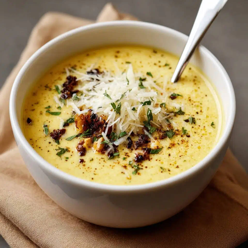 Pumpkin Soup with Walnut Crispies Recipe - Recipe Image