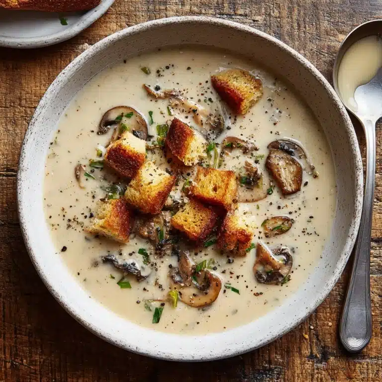 Creamy Mushroom Soup Recipe