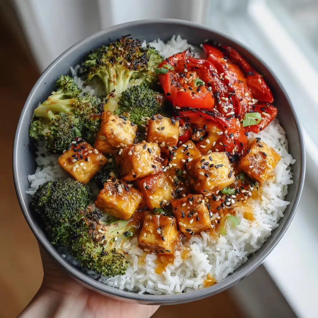 Spicy Peanut Tofu Bowls Recipe