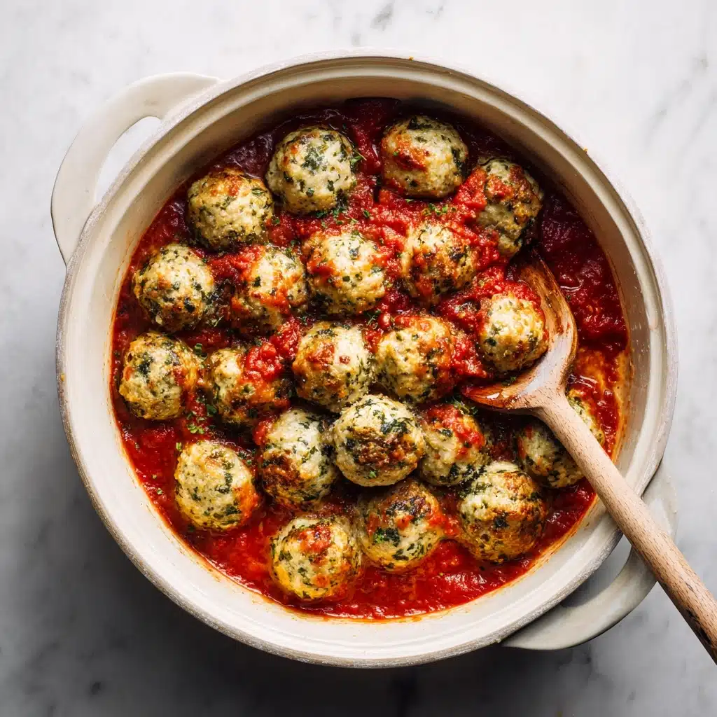 Turkey, Spinach & Cheese Meatballs Recipe - Recipe Image