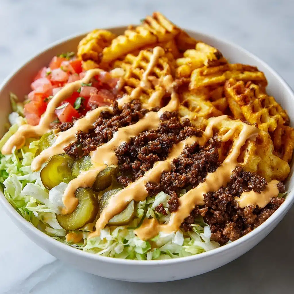 Burger Bowls with House Sauce and Ranch Fries Recipe