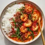 Thai Shrimp Curry with Yummy Shallot Crispies Recipe