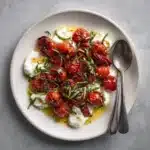 Slow-Roasted Cherry Tomatoes & Burrata Recipe