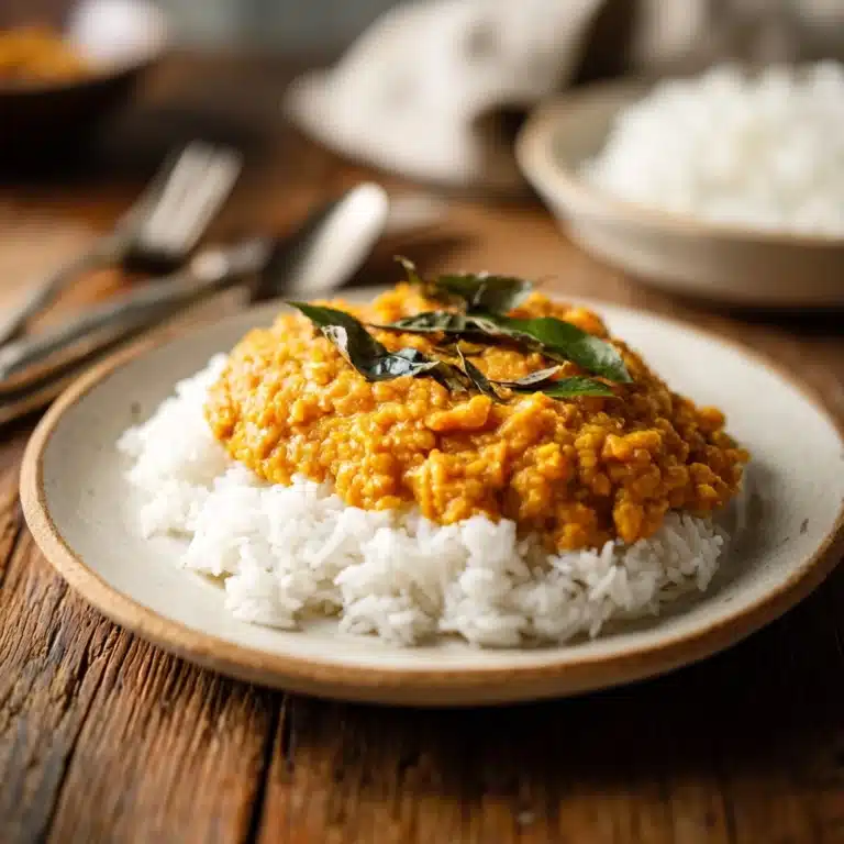 Easy Red Lentil Dhal Recipe
