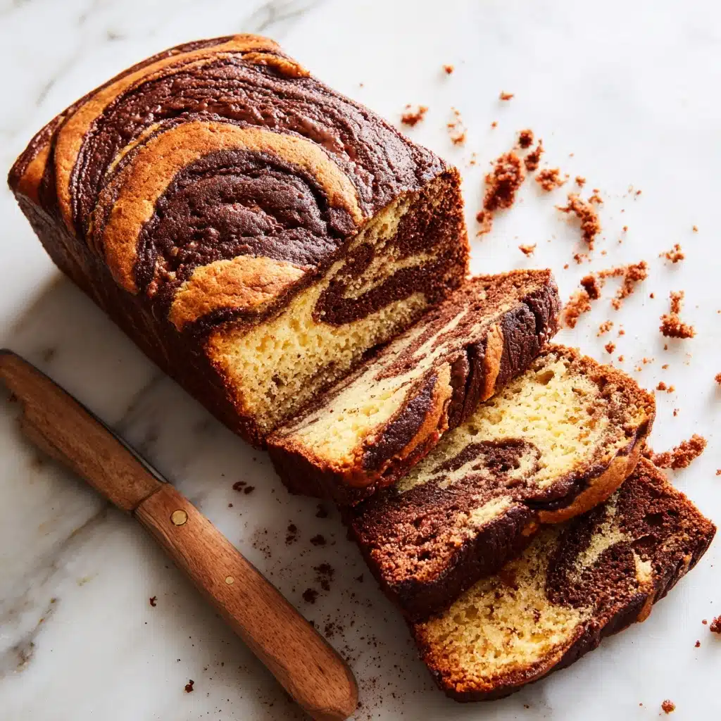 Marbled Banana Bread Recipe - Recipe Image